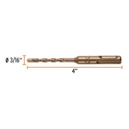  Brocas SDS Plus 3/16" x4" Concreto, Truper 101142 3.898305 Brocas SDS Plus 3/16" x4" Concreto, Truper 101142

Punta de cruz, te