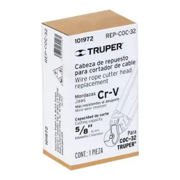  Cabeza de repuesto para cortador de cable COC-32, Truper 101972 74.576271 Cabeza de Repuesto para Cortador de Cable COC-32, Tru
