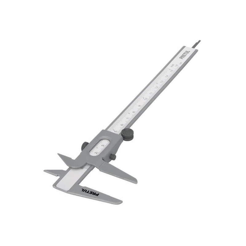  Calibrador Escolar Pulgadas y Milimetros 6" o 150mm, en acero, VER-6PX 21455 Pretul 9.067797 Calibrador Vernier Escolar 6" o 15