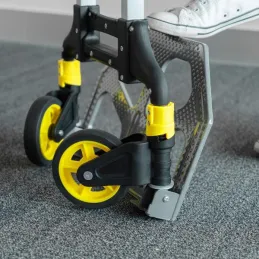  Carreta de Carga 100kg Plegable Ruedas TPR Mango Telescopico Aluminio Diablo, Pretul 24127 91.525424 Carreta de Carga Plegable 