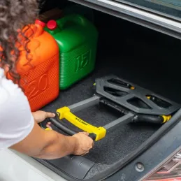  Carreta de Carga 100kg Plegable Ruedas TPR Mango Telescopico Aluminio Diablo, Pretul 24127 91.525424 Carreta de Carga Plegable 