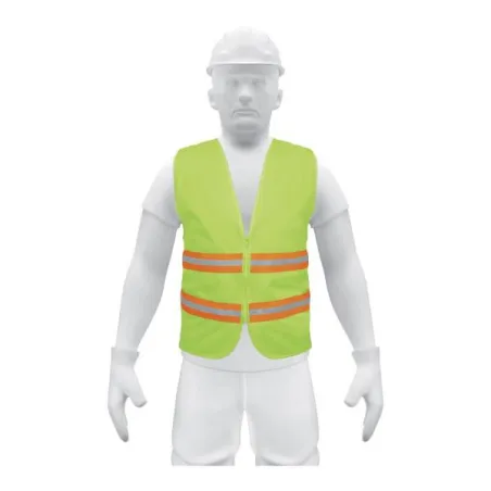  Chaleco de Seguridad Unitalla Verde Cintas Dobles 3/4" con cierre Alta Visibilidad, CHS-600V 13474 Truper 8.050847 Chaleco de S