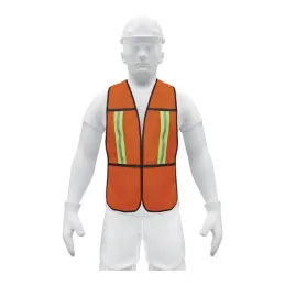  Chaleco de Seguridad Unitalla Naranja Cintas Dobles 3/4" Alta Visibilidad, CHS-200N 21025 Pretul 5.338983 Chaleco de Seguridad 