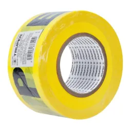  Cintas de Advertencia Precaucion 300m E0.04mm Truper 12583 15.59322 Rollo de Cinta de Seguridad Precaución 305 Metros, Truper 1