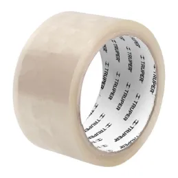  Cintas de Embalaje Transparente 48mm x40m Adhesivo acrilico E0.050mm, Truper 12551 2.457627 Cinta de Embalaje Transparente 2" (