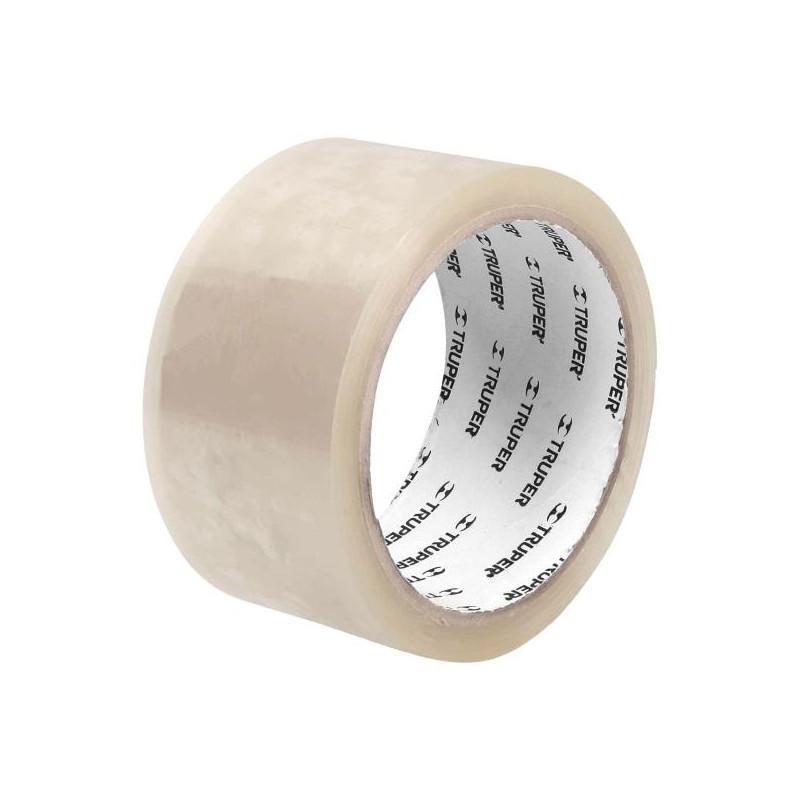  Cintas de Embalaje Transparente 48mm x40m Adhesivo acrilico E0.050mm, Truper 12551 2.457627 Cinta de Embalaje Transparente 2" (
