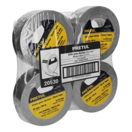  Cintas Ducte Tape 48mm x50m Resistente a Temperaturas Pretul 20530 11.694915 Cinta Adhesiva Duct Tape 48mm x 50M, Pretul 20530
