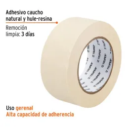  Cintas Masking Tape 48mm x50m Alta Resistencia Truper 12593 7.542373 Cintas Masking Tape 2" (48mm) x50M, Truper 12593

Adhesivo