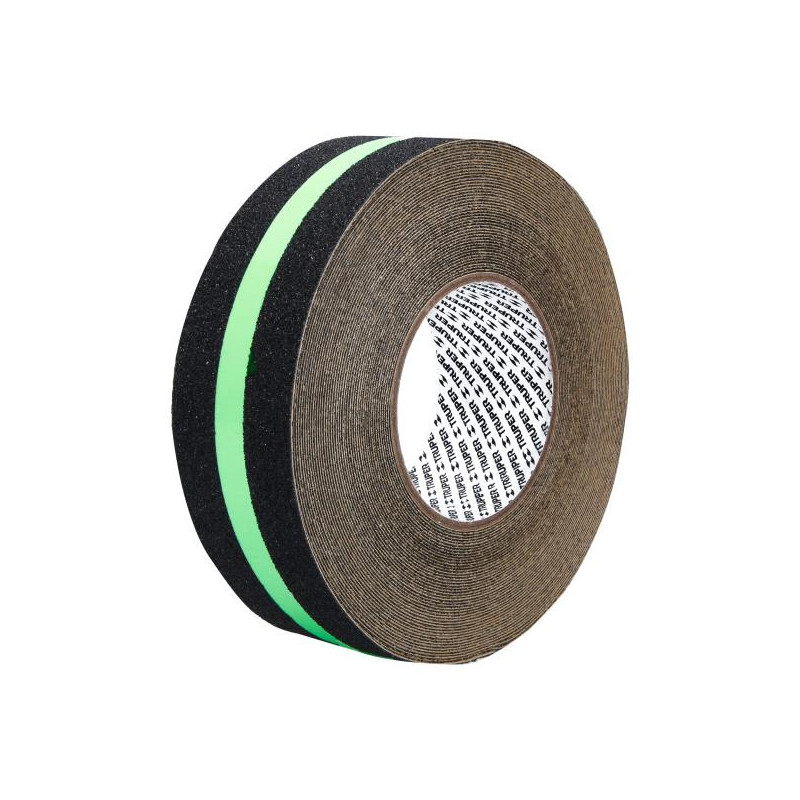 Cintas adhesivas antiderrapantes 2" x18m Negro Fotoluminiscente, Truper 101451 108.474576 Cinta Antideslizante 2" (50mm) x 18M Cintas adhesivas antiderrapantes 2" x18m Negro Fotoluminiscente, Truper 101451 108.474576 Cinta Antideslizante 2" (50mm) x 18M