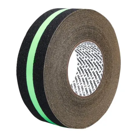  Cintas adhesivas antiderrapantes 2" x18m Negro Fotoluminiscente, Truper 101451 108.474576 Cinta Antideslizante 2" (50mm) x 18M 