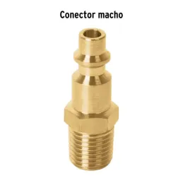  Conector Rapido de Laton Macho, Cuerda 1/4 NPT, CORAL-MA-1/4 19083 Truper 3.474576 Conector Rapido de Laton Macho, Tipo M, Cuer