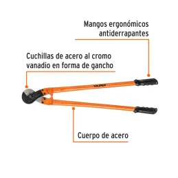  Cortador de cable y alambre 32" Acero Trenzado y Alambre, Truper COC-32 101099 145.762712 Cortador de Cable Cuerda de Alambre 3