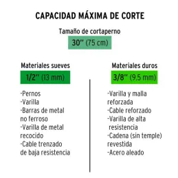  Cuchilla de Repuesto para Cizalla, REP-CP-30X 12840 Truper 51.694915 Cuchilla de Repuesto para Cizalla 30", Truper 12840

Cuchi