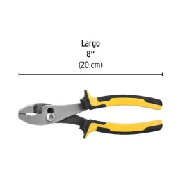  Alicates de mecanico 8" ComfortGrip Acarbono MangoPVC Pretul 22673 9.830508 Alicate de Mecánico 8" Comfort Grip, Pretul 22673

