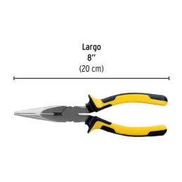  Alicates de punta y corte 8" ComfortGrip Acarbono MangoPVC Pretul 22671 10.508475 Alicate Pinza Punta y Corte 8" Comfort Grip, 