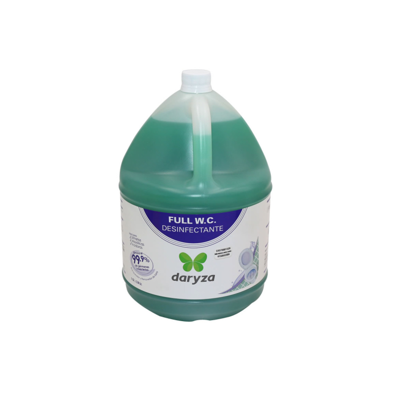  Limpiador Desinfectante FULL W.C. 1 Galon, 413 Daryza 27.118644 Limpiador Desinfectante FULL W.C. 1 Galon, 413 Daryza

Limpiado