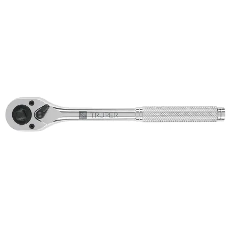  Ratchet Doble encastre 3/8" 1/2" Largo 10", mango ergonomico en acero al cromo vanadio, M-3812 13413 Truper 61.016949 Ratchet D