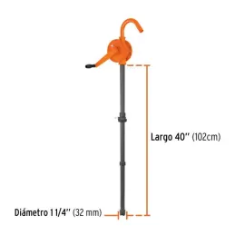  Bombas Extractora de acidos y solventes con Manivela, Tubo 1 1/4" Longitud 102 cm, BOMEX-28 16856 Truper 352.542373 Bomba Extra