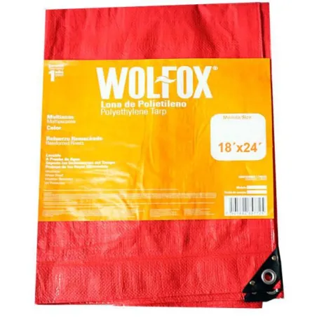  Lona 18x24" Rafia Polietileno Multiproposito Rojo Wolfox WF0024 58.474576 Lona 18" x 24" Rafia Polietileno Multiproposito Rojo 