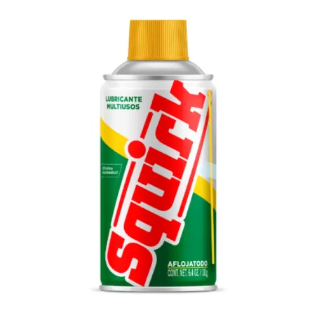  Aceite Lubricante Aflojatodo 189ml 6.4oz Aerosol Multiusos Squirk SK064 13.050847 Aceite Lubricante Aflojatodo 189ml 6.4oz Aero