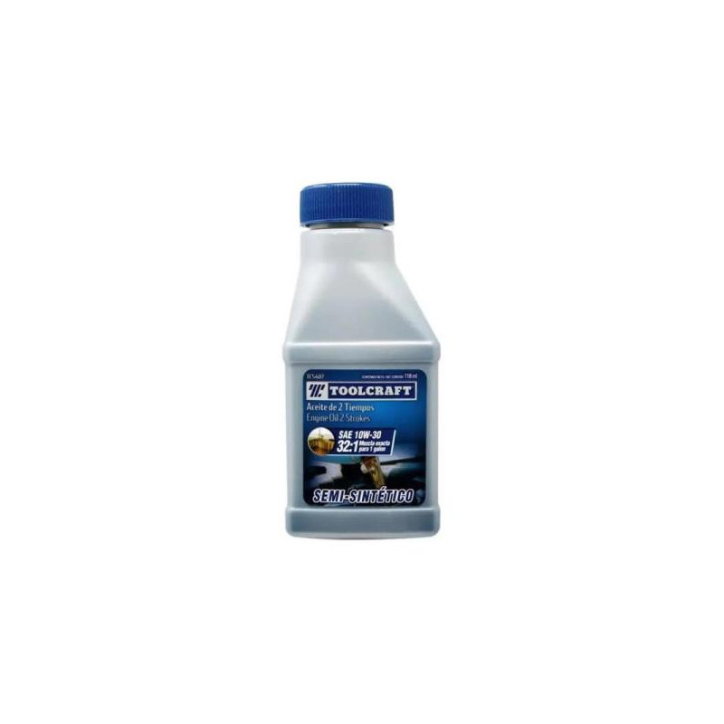  Aceite para Motor SAE 10W-30 118ml SemiSintetico 2Tiempos Toolcraft TC5407 4.322034 Aceite para Motor de 2 Tiempos Semi-Sinteti