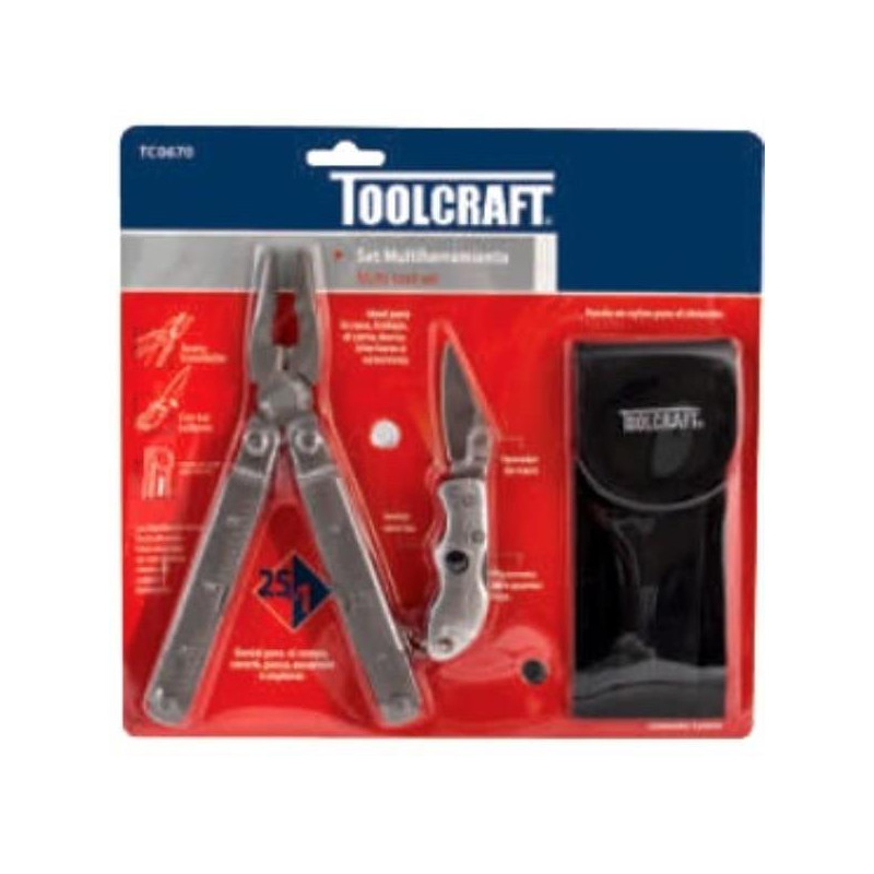  Alicates Multiherramientas 25 en 1 Set 3Piezas Toolcraft TC0670 27.118644 Alicates Multiherramientas 25 en 1 Set 3Piezas Toolcr