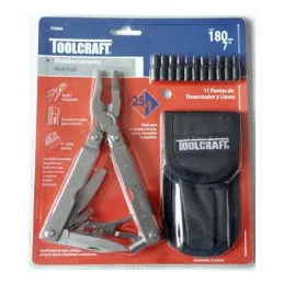  Alicates Multiherramientas 25 en 1 Multi-Tool 7" Toolcraft TC0666 20.338983 Alicates Multiherramientas 25 en 1 Multi-Tool 7" To
