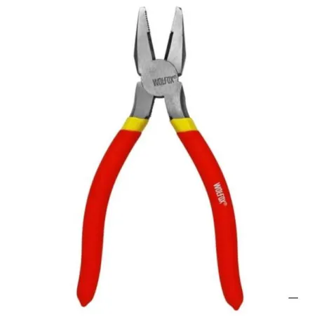  Alicates Universal 7" Mvinil Electricista Wolfox WF0857 10.423729 Alicates Universal 7" Mango Vinil Electricista Wolfox WF0857
