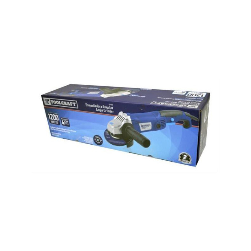  Esmeril Amoladora Angular 4 1/2" 1200W +DiscoCorteFino Toolcraft CK0019 152.542373 Esmeril Amoladora Angular 4 1/2" 1200W +Disc