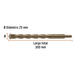  Brocas Concreto 25mm x300mm ZP3 Ctungsteno Truper 102360 25.423729 Brocas Concreto 25mm x 300mm ZP3 Ctungsteno Truper 102360

C