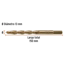  Brocas Concreto 13mm x150mm ZP3 Ctungsteno Truper 102351 4.491525 Brocas Concreto 13mm x 150mm ZP3 Ctungsteno Truper 102351

Cu