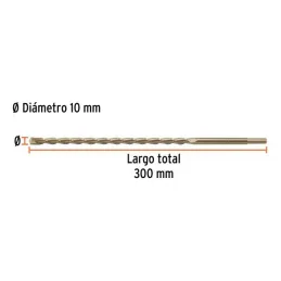  Brocas Concreto 10mm x300mm ZP3 Ctungsteno Truper 102350 4.576271 Brocas Concreto 10mm x 300mm ZP3 Ctungsteno Truper 102350

Cu