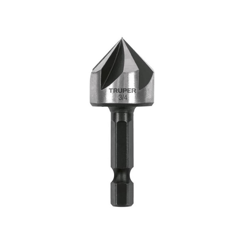  Brocas Avellanadores para Metal 3/4" x50mm Z1/4 Trupe 102382 14.915254 Brocas Avellanadores para Metal 3/4" x 50mm Z1/4 Trupe 1