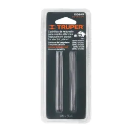  Blíster con 2 cuchillas carburo de tungsteno p/CEPEL-3-1/4A4 Truper 100649 22.033898 Blíster con 2 cuchillas carburo de tungste
