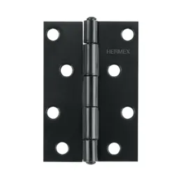  Bisagras Rectangular 4" x2-3/4" Acero Negro CMbola 1.8mm Hermex 45638 3.050847 Bisagras Rectangular 4" x 2-3/4" Acero Negro CMb