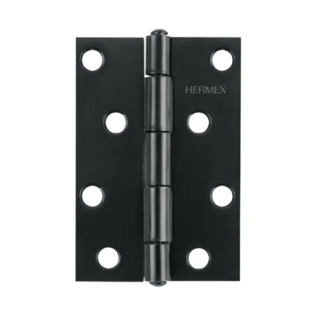  Bisagras Rectangular 4" x2-3/4" Acero Negro CMbola 1.8mm Hermex 45638 3.050847 Bisagras Rectangular 4" x 2-3/4" Acero Negro CMb