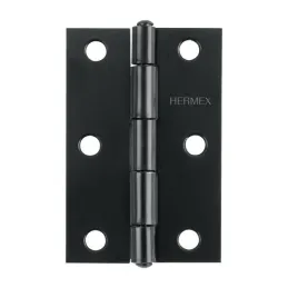  Bisagras Rectangular 3" x2" Acero Negro CMbola 1.4mm Hermex 45636 1.694915 Bisagras Rectangular 3" x 2" Acero Negro CMbola 1.4m