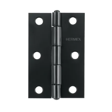  Bisagras Rectangular 2-1/2" x1-9/16" Acero Negro CMbola 1.3mm Hermex 45635 1.271186 Bisagras Rectangular 2-1/2" x 1-9/16" Acero