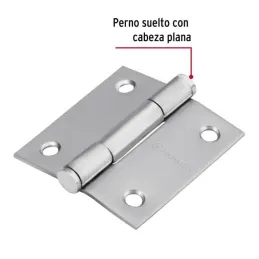  Bisagras cuadrada 2" Acero Inoxidable Capuchina CPlana 1.5mm Hermex 43225 3.389831 Bisagras cuadrada 2" Acero Inoxidable Capuch