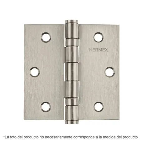  Bisagras cuadrada 2" Acero Inoxidable Capuchina CPlana 1.5mm Hermex 43225 3.389831 Bisagras cuadrada 2" Acero Inoxidable Capuch