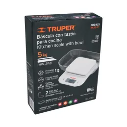 Balanzas Digital 5kg para Cocina PlatoABS Truper 102421 26.271186 Balanzas Digital 5kg para Cocina PlatoABS Truper 102421
Cuer Balanzas Digital 5kg para Cocina PlatoABS Truper 102421 26.271186 Balanzas Digital 5kg para Cocina PlatoABS Truper 102421
Cuer