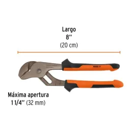  Alicates Picoloro 8" Aislado 1000V ConfortGrip 5Ajustes Truper 102393 17.79661 Alicates Picoloro 8" Aislado 1000V ConfortGrip 5