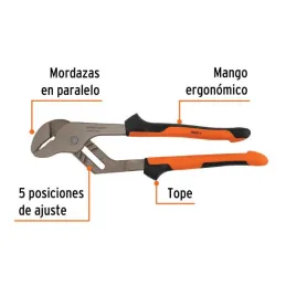  Alicates Picoloro 12" Aislado 1000V ConfortGrip 5Ajustes Truper 102394 30.508475 Alicates Picoloro 12" Aislado 1000V ConfortGri