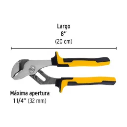  Alicates Pico Loro 8" ComfortGrip Acarbono MangoPVC Pretul 27157 12.20339 Alicates Pico Loro 8" ComfortGrip Acarbono MangoPVC P