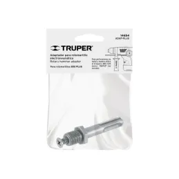  Adaptador para rotomartillos SDS PLUS Truper 14654 4.830508 Adaptador para rotomartillos SDS PLUS Truper 14654

Convierte salid