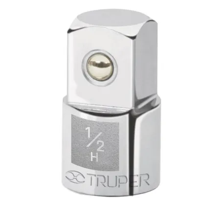  Adaptador Encastre 1/2" Hembra x3/4" Macho CrVanadio Truper 13426 11.186441 Adaptador Encastre 1/2" Hembra x 3/4" Macho CrVanad