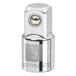  Adaptador Encastre 3/8" Hembra x1/2" Macho CrVanadio Truper 13420 5.169492 Adaptador Encastre 3/8" Hembra x 1/2" Macho, Truper 