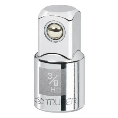  Adaptador Encastre 3/8" Hembra x1/2" Macho CrVanadio Truper 13420 5.169492 Adaptador Encastre 3/8" Hembra x 1/2" Macho, Truper 