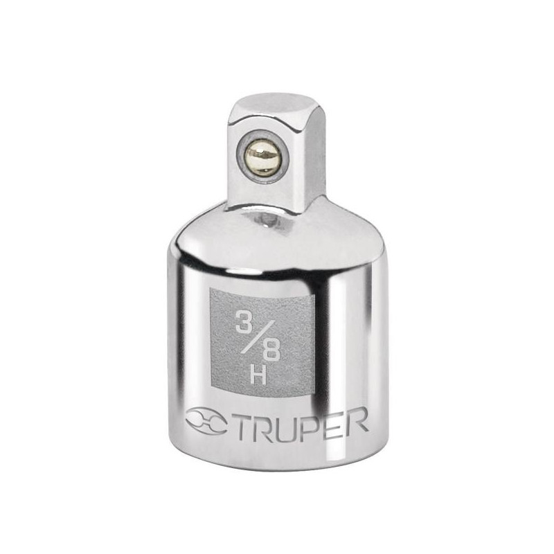  Adaptador Encastre 3/8" Hembra x1/4" Macho CrVanadio Truper 13423 4.322034 Adaptador Encastre 3/8" Hembra x 1/4" Macho, Truper 