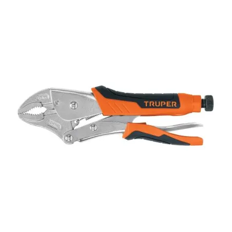  Alicates de Presion 10" Curvo CrMolibdeno MangoVinil Truper 17436 24.576271 Alicate de Presión Curvo 10" Mango de Vinil, Truper